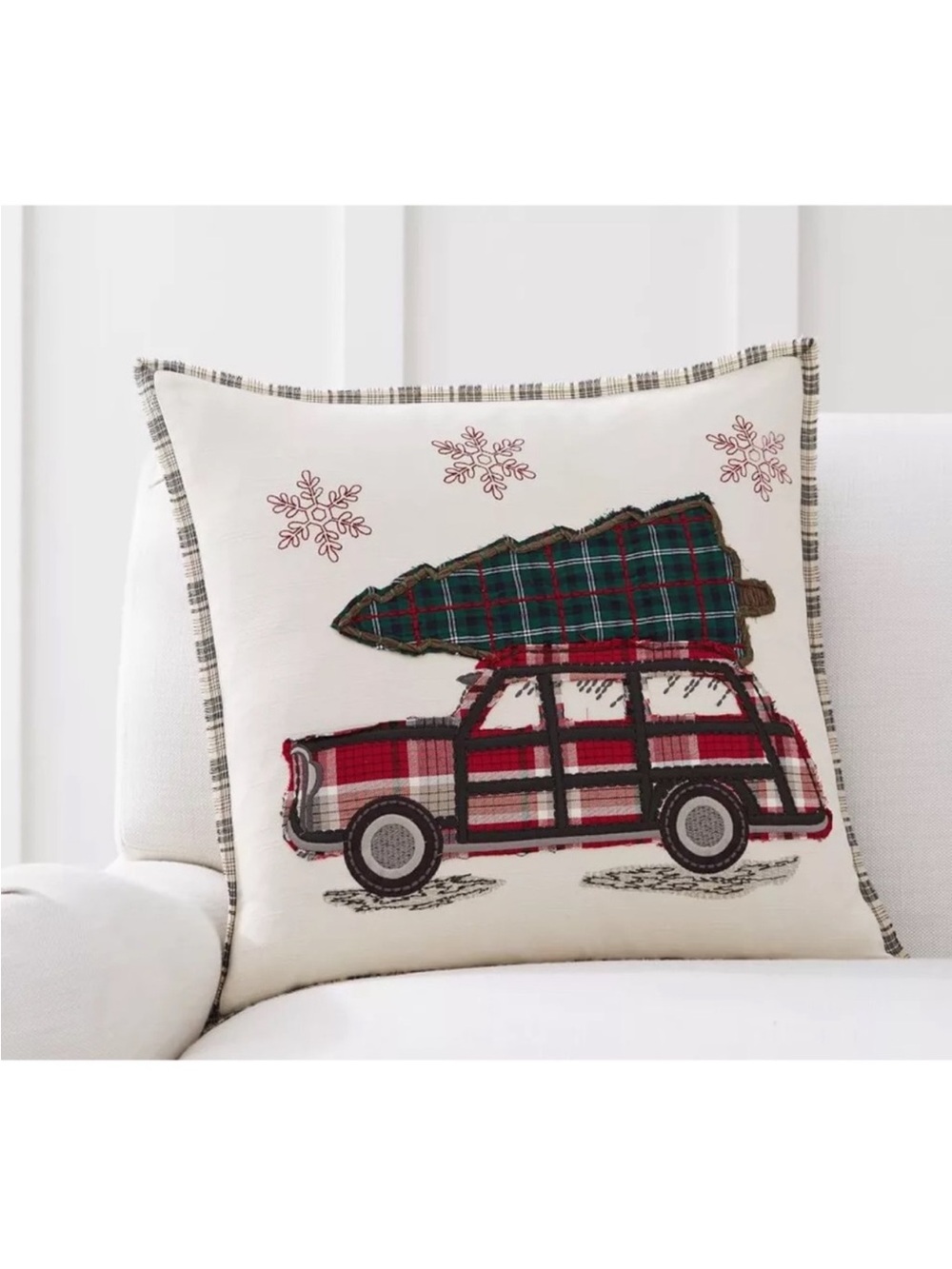 Pottery Barn | All the Way Home Christmas Pillow Cover 20x20